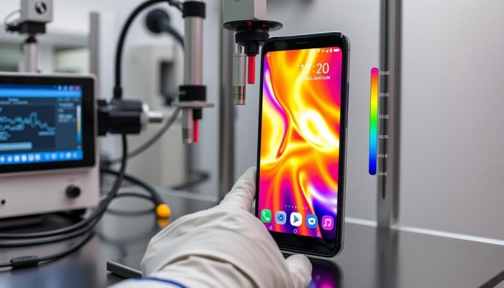 Buat gambar Vivo X200 saat melakukan thermal test