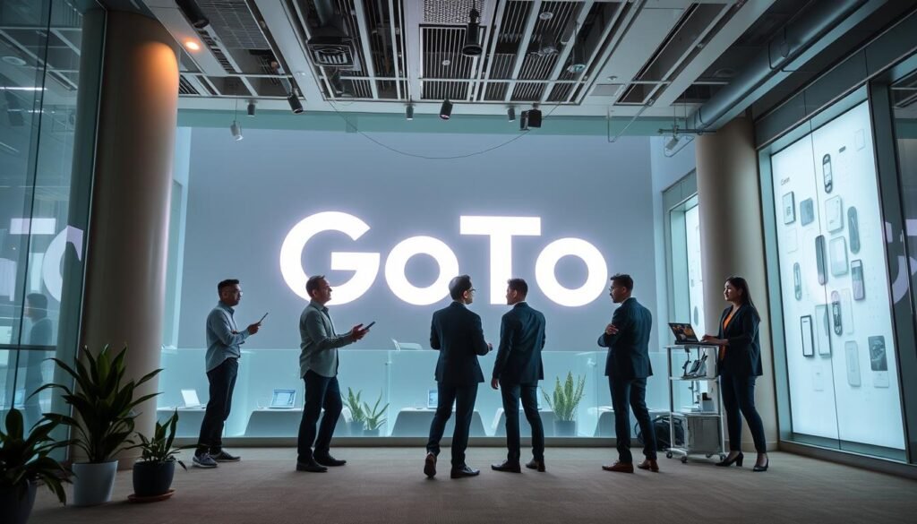 Gambar GoTo sebagai raksasa teknologi Indonesia