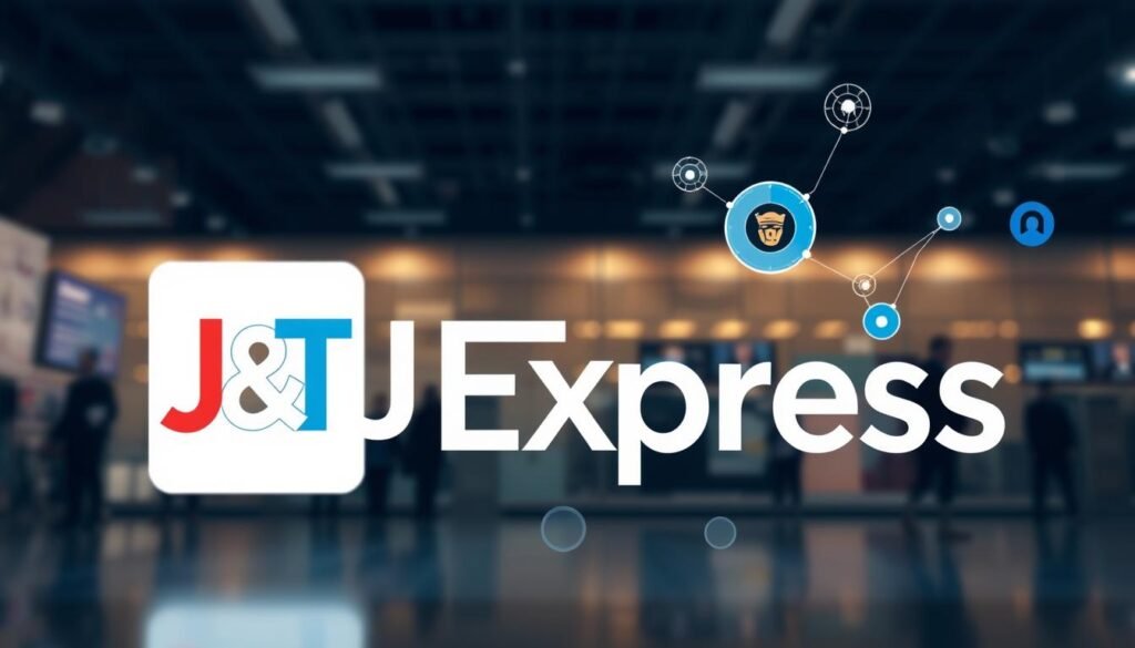 Gambar J&T Express dengan logo dan teknologi AI