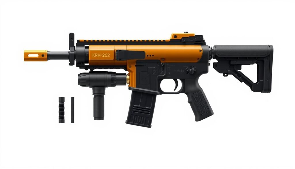 Gambar KRM-262 dengan attachment yang tepat