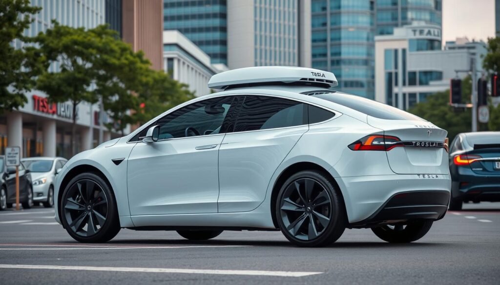 Gambar Tesla Robotaxi di Jakarta