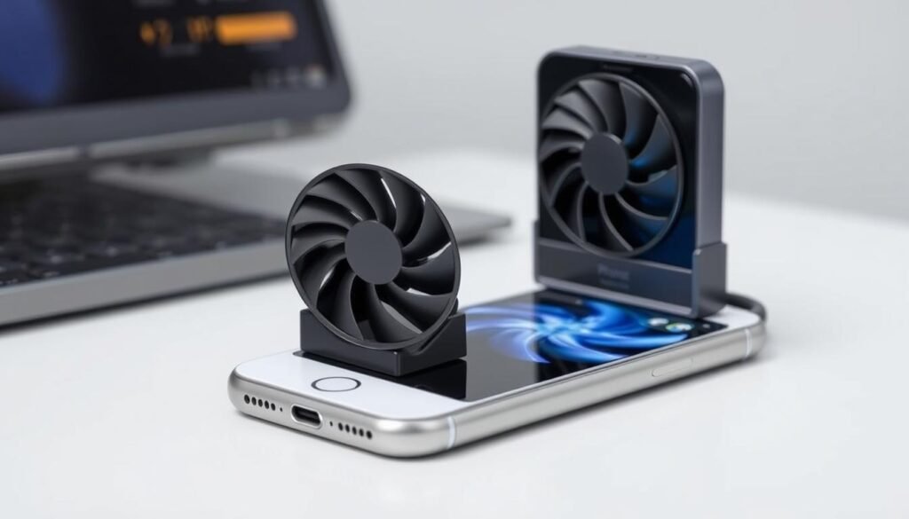 Gambar fan cooler eksternal untuk iPhone